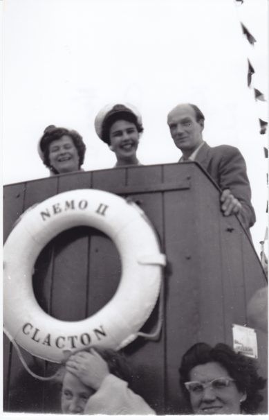 Passengers on board Nemo II | Sourced by Roger Kennell, Clacton & District Local History Society